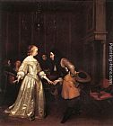 The Dancing Couple by Gerard ter Borch